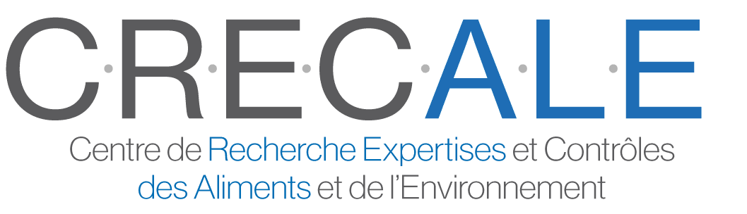 Logo CRECALE Centre de Recherche Expertises et Contrôles des Aliments et de l'Environnement